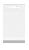Headerbeutel 7x8,9cm wiederverschließbar und Kristallklar (100 Stück) [HB23]