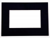 Fertig-Passepartouts Schwarz 19,4x24,5cm Ausschnitt - äußere Größe 27,9x35,6cm (10 Stück) [MS20045]