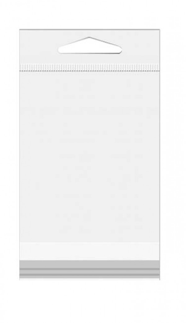 Headerbeutel 7x8,9cm wiederverschließbar und Kristallklar (100 Stück) [HB23]