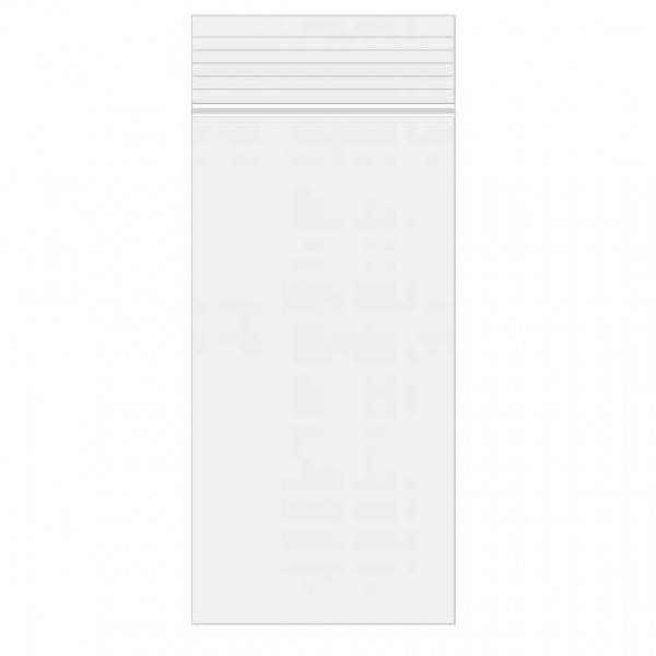 Druckverschlussbeutel 12,7x25,5cm PE 50 Mikron (100 Stück) [2PE510]