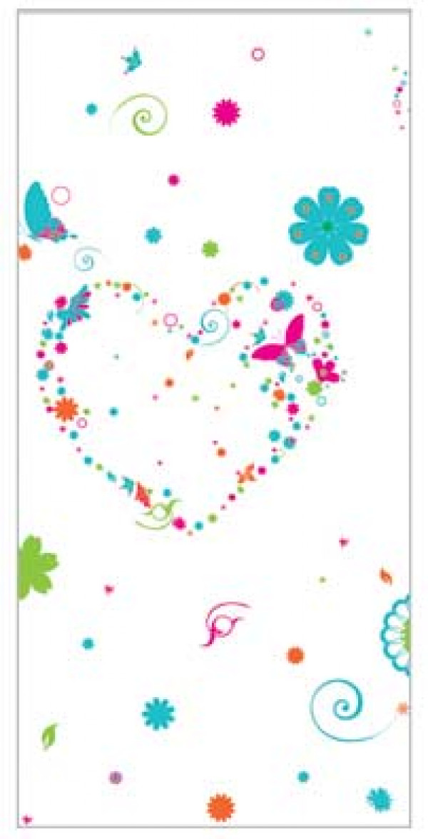 Bedruckte Beutel Schmetterlinge 12,7x7,6x29,2cm mit Seitenfalten (100 Stück) [CG5BF]