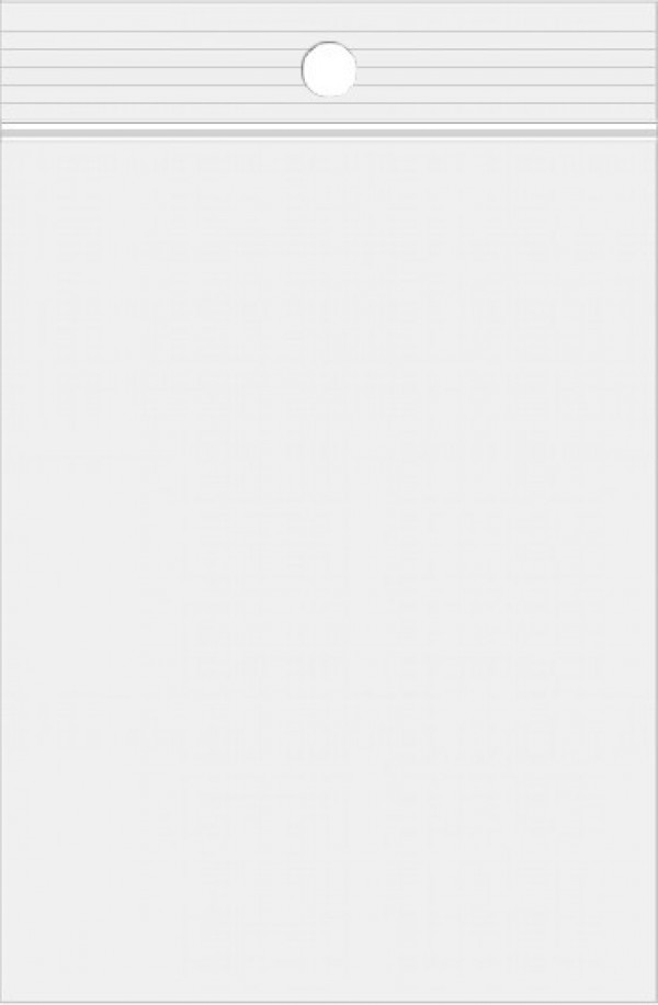 Druckverschlussbeutel mit Hangloch 33x38cm Kristallklar PP 75 Mikron (100 Stück) [Z3R1315]