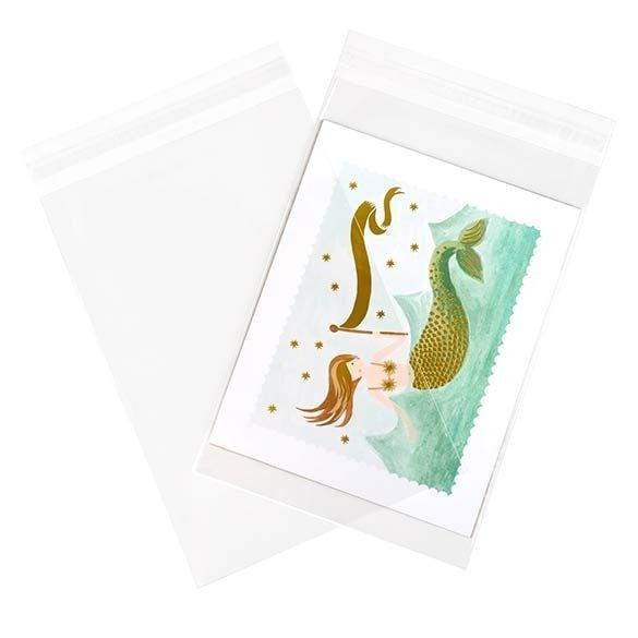 Klappenbeutel 21,4x31,1cm Hochtransparent (100 Stück) [B812]