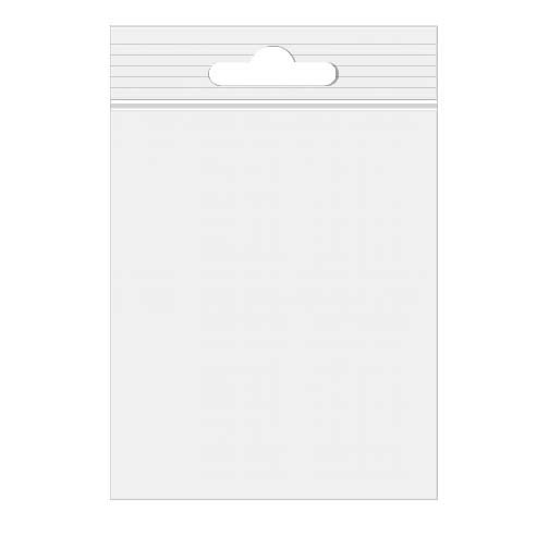 Druckverschlussbeutel mit Euroloch 25,5x33 Kristallklar PP 50 Mikron (100 Stück) [ZE1013]