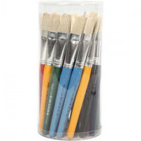 Pinsel für Kinder, B 15 mm, flach, 30Stck. [HOB-10351]