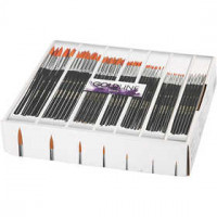 Gold Line Pinsel, Nr. 1+2+4+8+12+18+22 , B 2-8 mm, rund, 84sort. [HOB-10748]