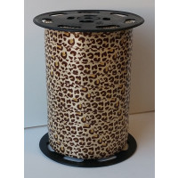 Kräuselband mit Leopard Druck 10 mm x 225 mtr (1 Rolle) [HV-PLS10LE]