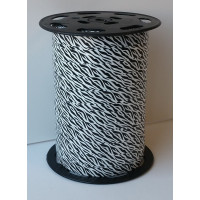 Kräuselband mit Zebra Druck 10 mm x 225 mtr (1 Rolle) [HV-PLS10Z]
