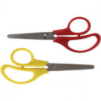 Kinderscheren, L 12,5 cm, rund, 12sort. [HOB-11220]
