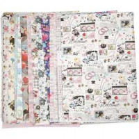 Papier, gemustert,  51x75 cm,  60 g, 150Bl. sort. [HOB-20944]