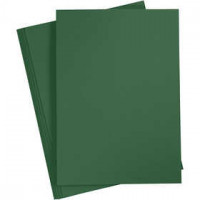Karton, farbig, A4 210x297 mm,  180 g, Tannengrün, 20Bl. [HOB-21124]