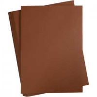 Karton, farbig, A2 420x600 mm,  180 g, Kaffeebraun, 100Bl. [HOB-21325]