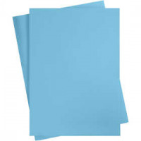 Karton, farbig, A2 420x600 mm,  180 g, Hellblau, 10Bl. [HOB-21520]