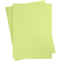 Karton, farbig, A2 420x600 mm,  180 g, Lindgrün, 10Bl. [HOB-21522]