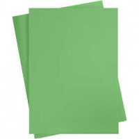 Karton, farbig, A2 420x600 mm,  180 g, Grasgrün, 10Bl. [HOB-21523]