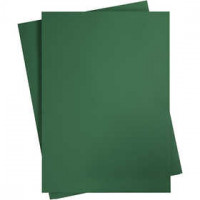 Karton, farbig, A2 420x600 mm,  180 g, Tannengrün, 10Bl. [HOB-21524]