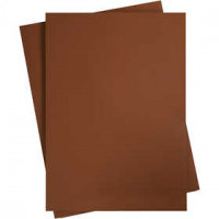 Karton, farbig, A2 420x600 mm,  180 g, Kaffeebraun, 10Bl. [HOB-21525]