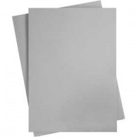 Karton, farbig, A2 420x600 mm,  180 g, Stahlgrau, 10Bl. [HOB-21526]
