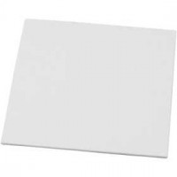Malpappe, Größe 15x15 cm, Stärke: 3 mm, Weiß, 1Stck, 280 g [HOB-225020]
