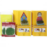 Figuren mit Kressetablett, H 20 cm, Weiß, 30Sets [HOB-23324]