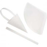 Kegel, H 13 cm, D: 8 cm, Pergamentpapier, 20Stck. [HOB-23846]