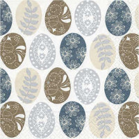 Papierservietten, Größe 33x33 cm, Ostereier, 20Stck. [HOB-25326]