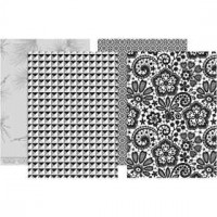 Découpage-Papier - Sortiment, Blatt 25x35 cm,  17 g, 8Bl. sort. [HOB-254760]