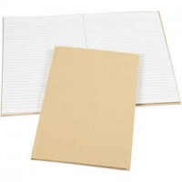 Notizbuch, A4 21x30 cm, Braun, 1Stck [HOB-264550]