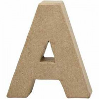 Buchstabe, klein, A, H 10 cm, Stärke: 1,7 cm, 1Stck, B 9,5 cm [HOB-26639]