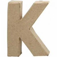 Buchstabe, klein, K, H 10 cm, Stärke: 1,7 cm, 1Stck, B 7,7 cm [HOB-26649]