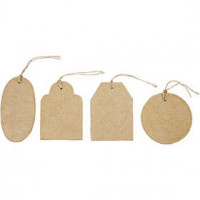 Manilla Tags, H 7,5+9 cm, 8Stck. [HOB-267103]
