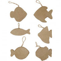 Fische, H 8 cm, 6Stck. [HOB-267923]