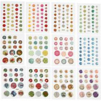 Sticker, D: 6-13 mm, 12Pck. [HOB-27973]