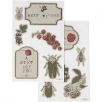 Sticker, Blatt 9x14 cm, 4Bl. sort. [HOB-27983]
