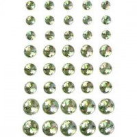 Strasssteine, Größe 6+8+10 mm, Grün, 40sort. [HOB-28322]