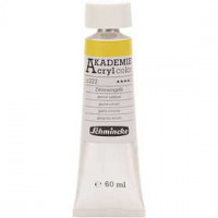 Schmincke AKADEMIE® Acrylfarbe, Zitronengelb (222), Halb-transparent, Gut lichtech, 60ml [HOB-318530]