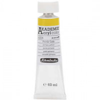 Schmincke AKADEMIE® Acrylfarbe, Primär Gelb (224), Halb-opak, Gut lichtech, 60ml [HOB-318550]