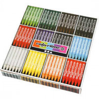 Colortime Farbkreide, Stärke: 11 mm, L 10 cm, Sortierte Farben, 288Stck. [HOB-38139]