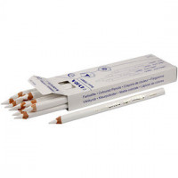 Super Ferby 1 Buntstifte, Mine: 6,25 mm, L 18 cm, Weiß, 12Stck. [HOB-38351]