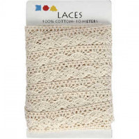 Borte, B 30 mm, Creme, 10m [HOB-41096]