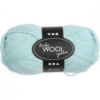 Baby-Wolle, L 172 m, Mintgrün, NM 14/4, 50g [HOB-41329]