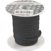 Polyester-Band, Stärke: 4 mm, Schwarz, 5m [HOB-415790]