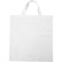 Shopping Bag, size 38x42 cm, 130 g/m2, 1 pc, white [HOB-445490]