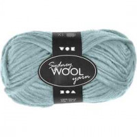 Sydney Wolle, L 50 m, Mintgrün, 50g [HOB-44676]
