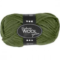 Sydney Wolle, L 50 m, Grün, 50g [HOB-44678]