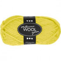 Melbourne Wolle, L 92 m, Neongelb, 50g [HOB-44707]