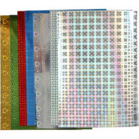 Hologramm Papier, A4 210x297 mm,  120 g, 8Bl. sort. [HOB-449470]