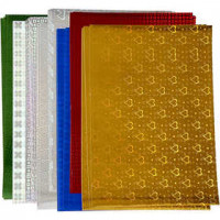 Hologramm Papier, A4 210x297 mm,  120 g, 80Bl. sort. [HOB-44947]