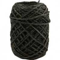 Naturhanf, Stärke: 1-2 mm, Grau, 30m [HOB-503236]