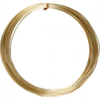 Aluminiumdraht, Stärke: 1 mm, Gold, rund, 16m [HOB-518314]